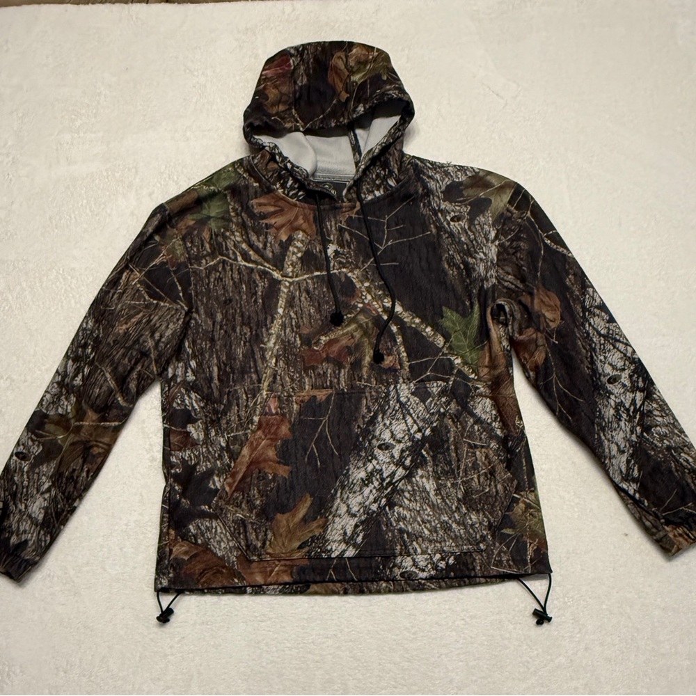 Redhead Men Camouflage Hoodie Pullover Drawstring Outdoor Aesthetic Size M